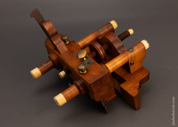 Stunning, Rare & Remarkable OHIO TOOL CO. Ivory Tipped Boxwood Center ...