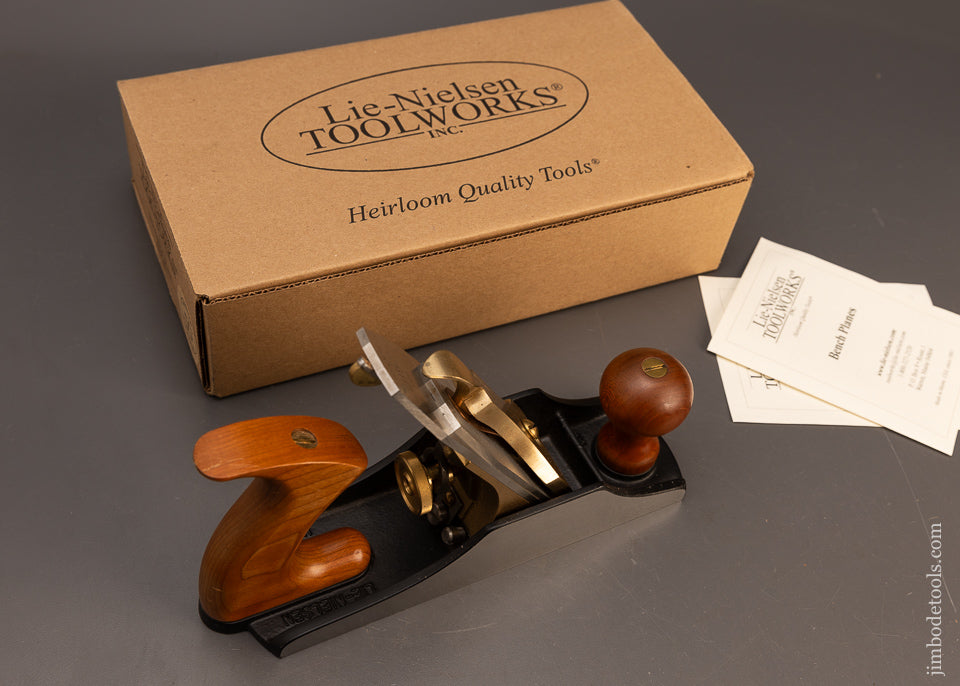 LIE-NIELSEN-No.-4-Smooth-Plane-with-55°-Frog-Mint-in-Box-118300