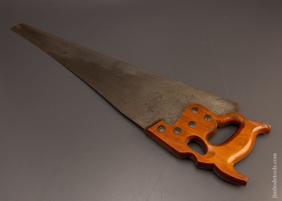 Extra-Fine-New-Old-Stock-DISSTON-D-8-Rip-Hand-Saw-118333