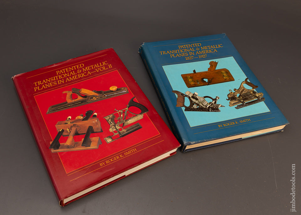 PTAMPIA-Book-Set:-PATENTED-TRANSITIONAL-&-METALLIC-PLANES-IN-AMERICA-VOLUMES-I-&-II-by-Roger-K.-Smith-118334