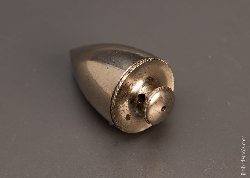 Lovely-Knurled-and-Nickeled-3-Inch-Chalice-Shaped-Plumb-Bob-118354