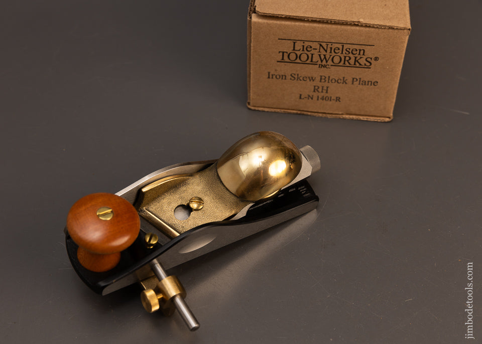 LIE-NIELSEN-No.-140-Skew-Block-Plane-Mint-in-Box-118358
