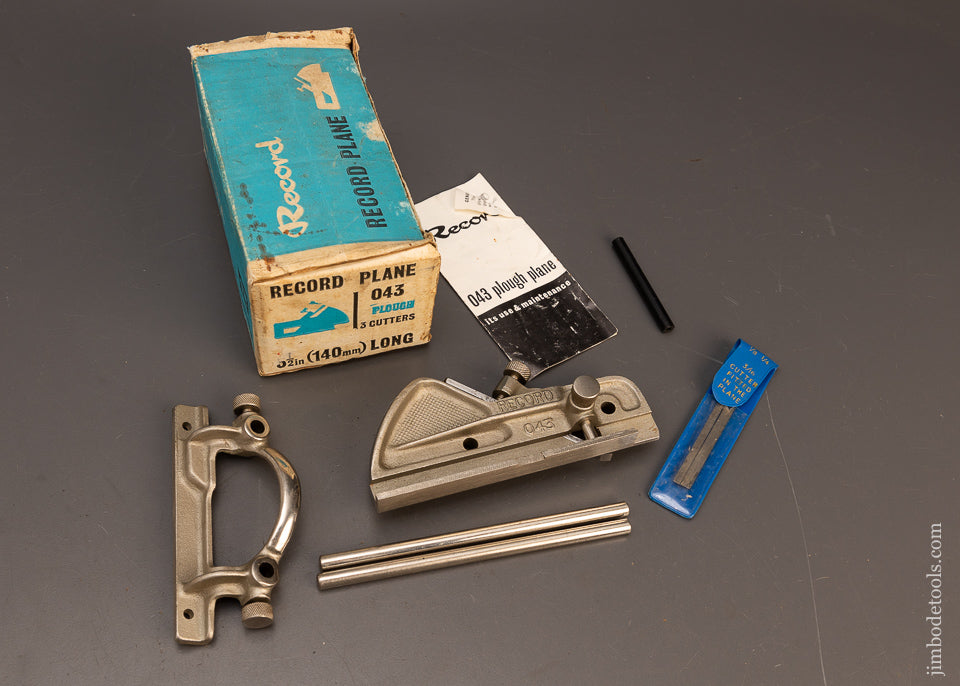 RECORD-No.-043-Plow-Plane-100%-Complete-&-Mint-in-Box-118373