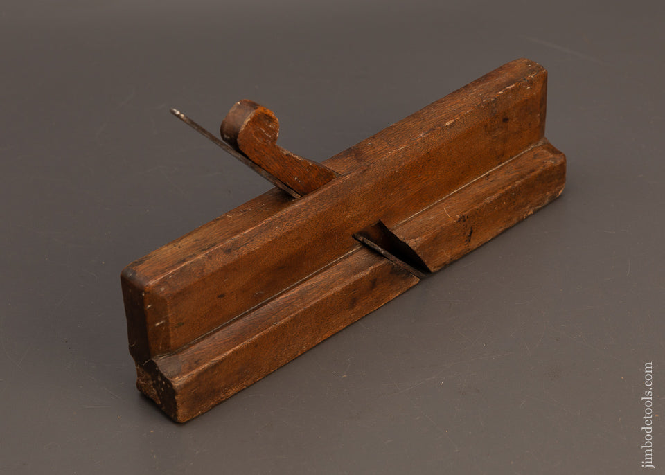 Fine-F*NICHOLSON-LIVING-In-WRENTHAM-10-Inch-Yellow-Birch-18th-Century -Moulding-Plane-118385