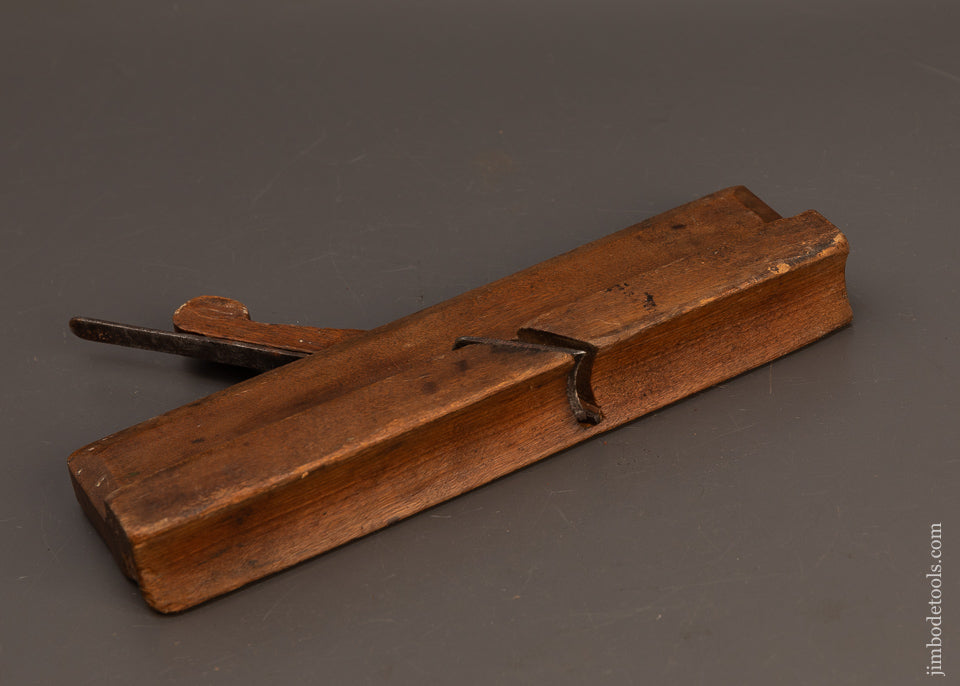 Fine-F*NICHOLSON-LIVING-In-WRENTHAM-10-Inch-Yellow-Birch-18th-Century -Moulding-Plane-118385