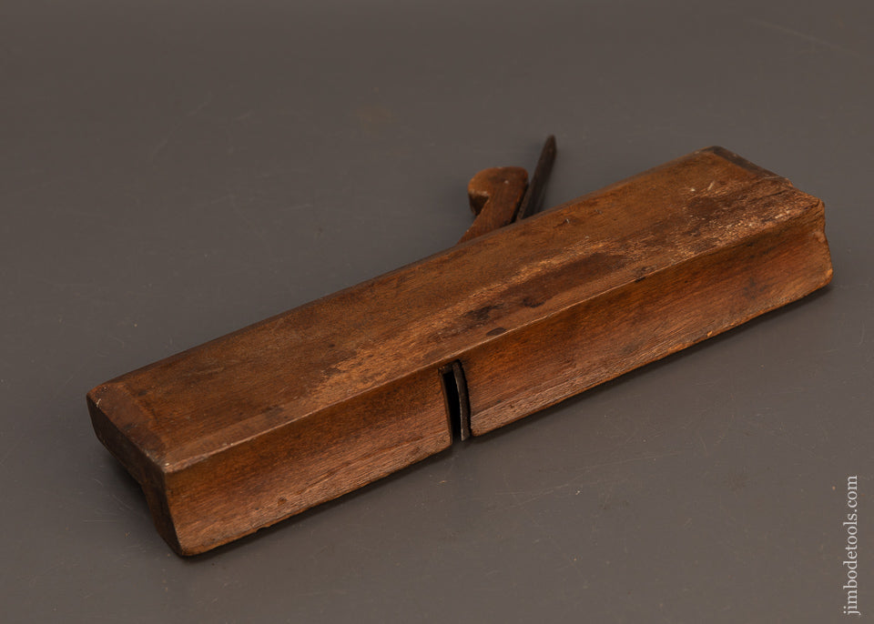 Fine-F*NICHOLSON-LIVING-In-WRENTHAM-10-Inch-Yellow-Birch-18th-Century -Moulding-Plane-118385