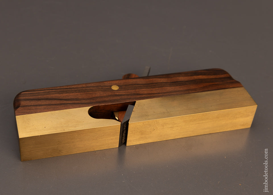 H.N.T. GORDON Macassar Ebony 1 Inch Shoulder Plane Mint in Box118408