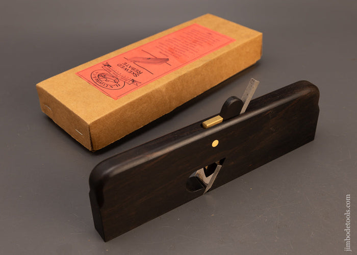 3/4-Inch-Skewed-Ebony-Rebate-Plane-by-H.N.T.-GORDON-Mint-in-Box-118409