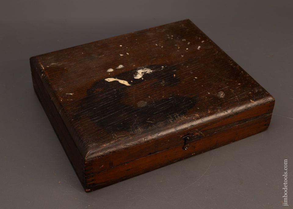 Rare-MILLERS-FALLS-No.-3-Rosewood-Handled-Carving-Tool-Set-of-12-in-Original-Box-118421