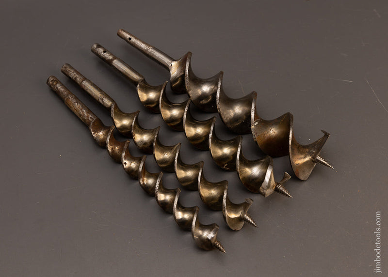 Fine-Freshly-Sharpened-Set-of-4-Timber-Framing-Boring-Machine-Bits-118430