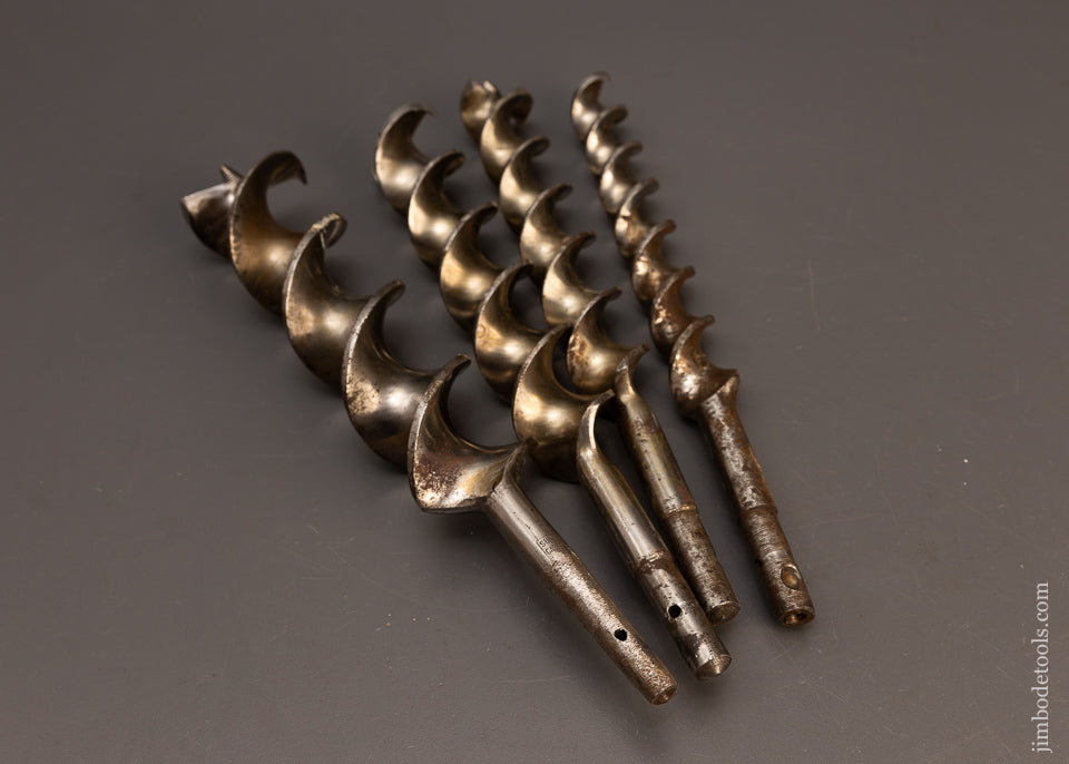 Fine-Freshly-Sharpened-Set-of-4-Timber-Framing-Boring-Machine-Bits-118430