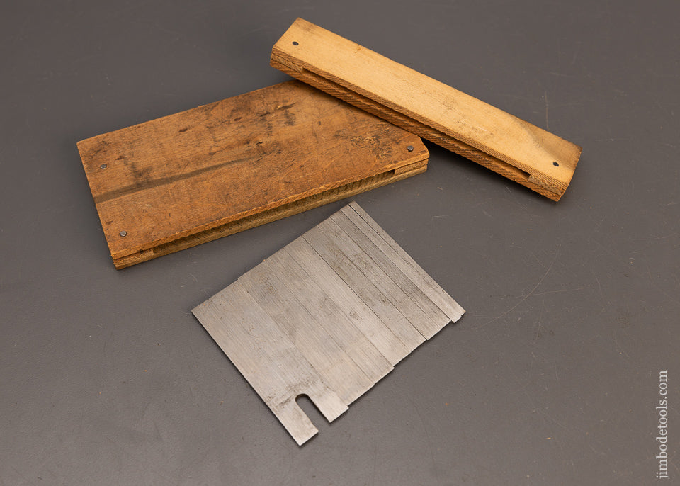 After Market-Set-of-MILLERS-PATENT-Plow-Plane-Irons-(9)-118443