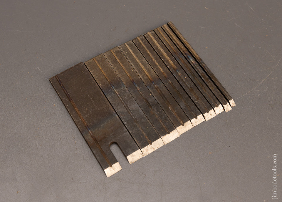 High-End-After Market-Set-of-MILLERS-PATENT-Plow-Plane-Irons-(9)-118443GOODELL-PRATT-10-Inch-Bevel-Square-118444