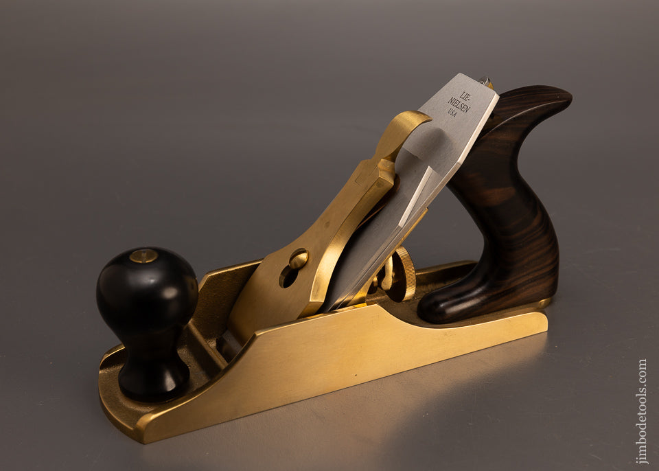 GABON-Ebony-&-Bronze-LIE-NIELSEN-No.-4-Smooth-Plane-118446