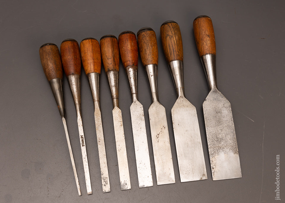 Set-of-8-Fine-STANLEY-No.-50-EVERLASTING-Chisels-118459