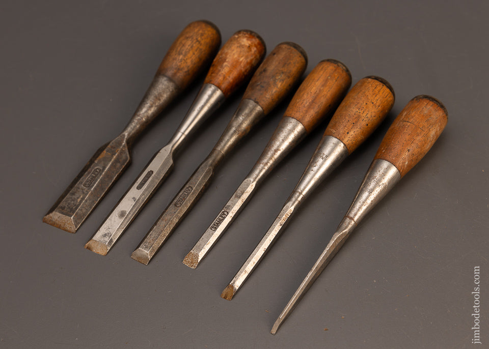 Good-Set-of-6-STANLEY-No.-50-EVERLASTING-Chisels-118460