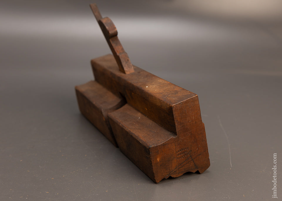 Wide-2-5/8-Inch-Fenced-OGEE-Moulding-Plane-T.J.-GARDNER-MAKER-BRISTOL-Fine-118467