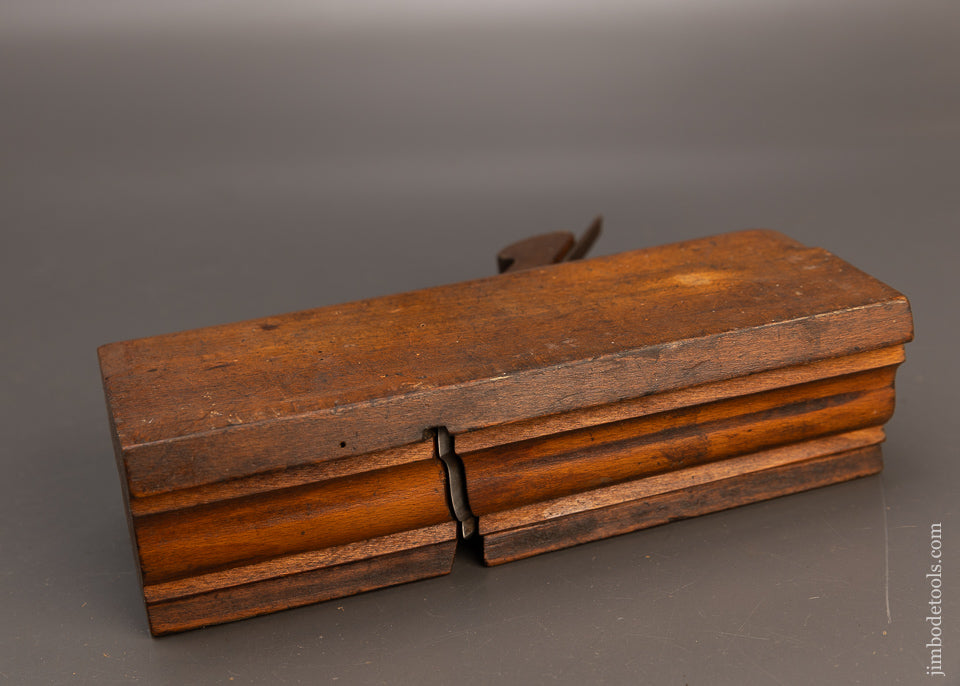 Wide-2-5/8-Inch-Fenced-OGEE-Moulding-Plane-T.J.-GARDNER-MAKER-BRISTOL-Fine-118467