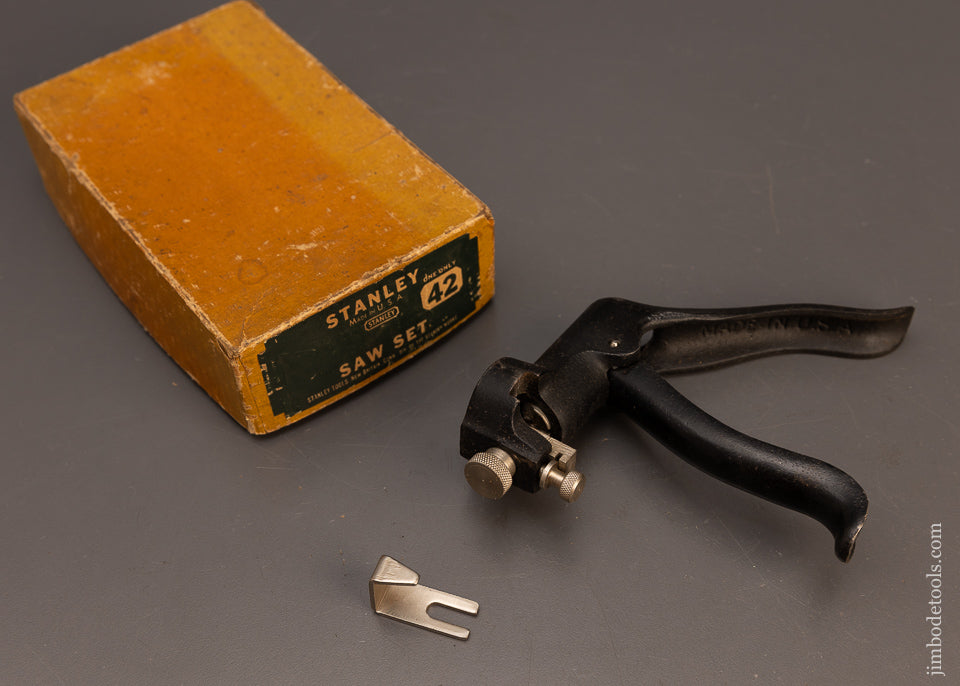 STANLEY No. 42X Saw Set Mint in Box118472