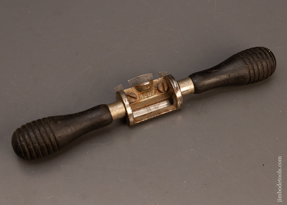 STANLEY-No.-67-Spoke-Shave-with-Round-Bottom-&-Rosewood-Handles-Fine-118480