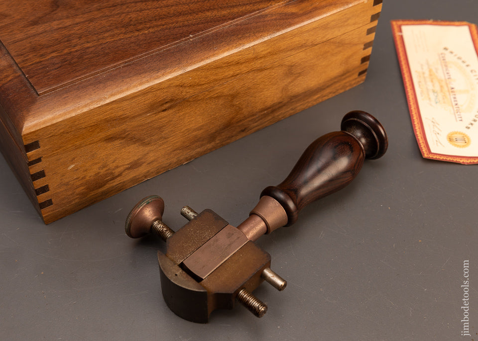 BRIDGE-CITY-TOOL-WORKS-CT-5-Hand-Vise-in-Walnut-Box-118522