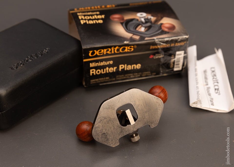 Veritas Mini Router Mint in Box LEE VALLEY VERITAS Mini Router Plane - 118524 – Jim Bode Tools