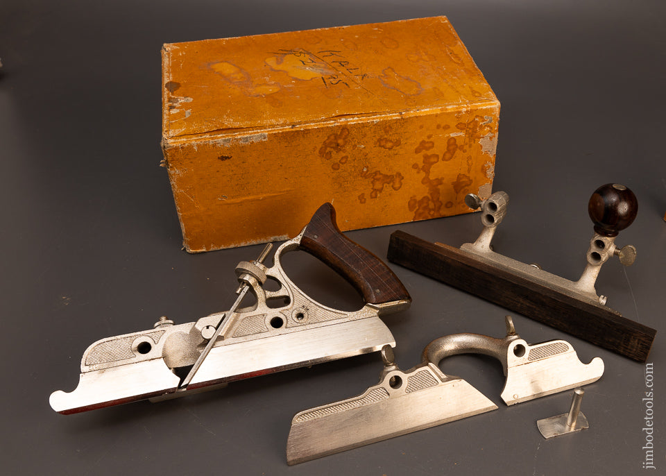 Dead-Mint-&-Unused-100%-Complete-STANLEY-No.-45-Combination-Plane-in-Original-Box-118532