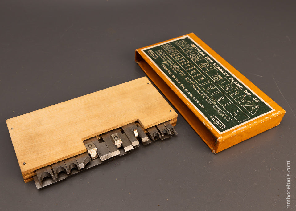 Dead-Mint-&-Unused-100%-Complete-STANLEY-No.-45-Combination-Plane-in-Original-Box-118532