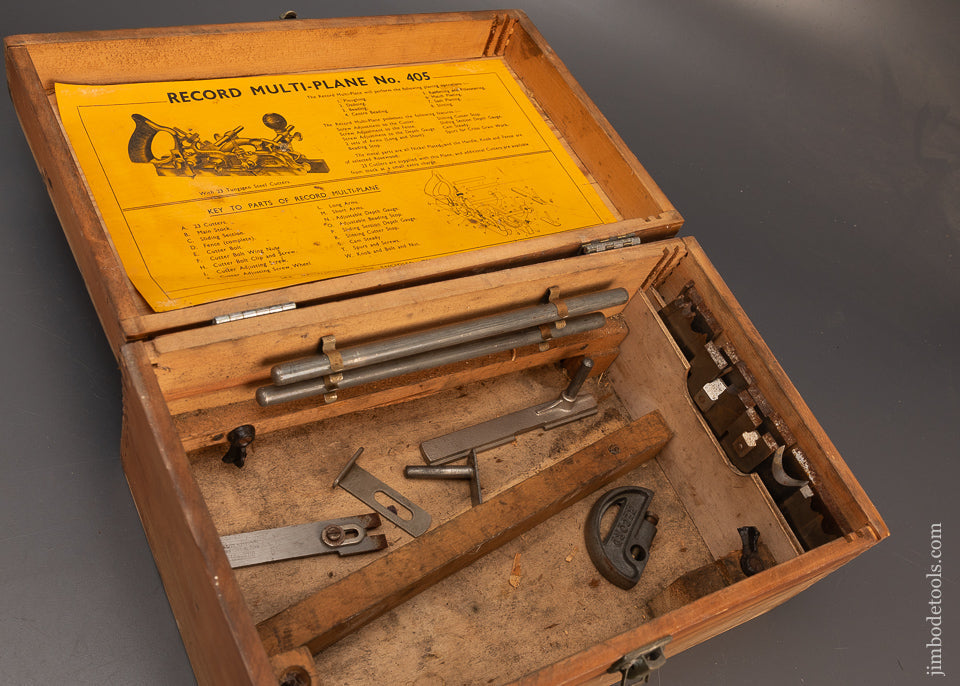 100%-Complete-RECORD-No.-405-Combination-Plow-Plane-118629