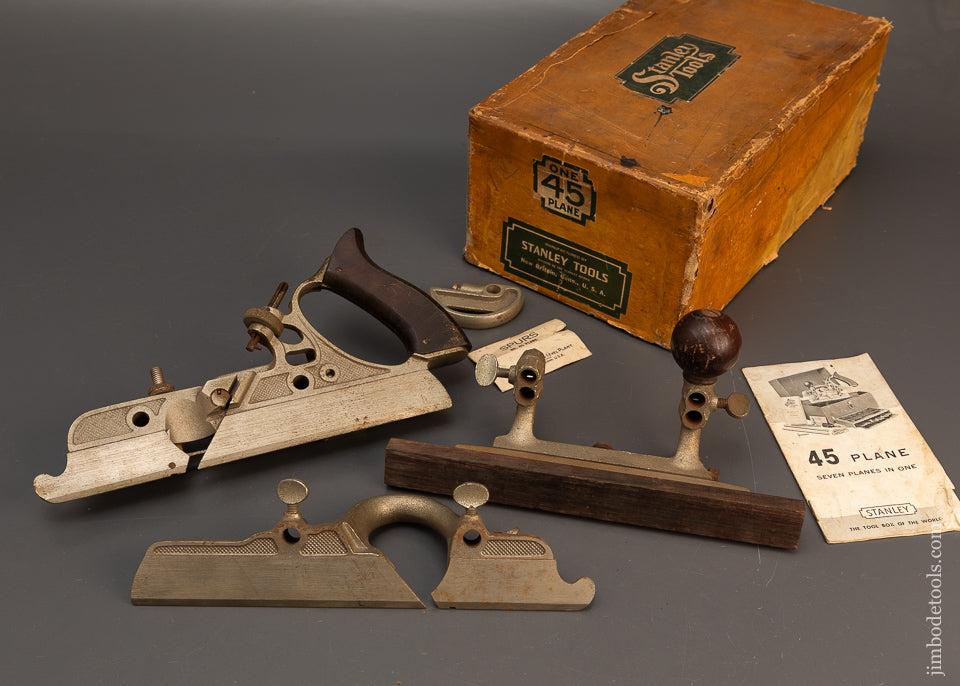 Unused-&-100%-Complete-STANLEY-No.-45-Combination-Plane-118632