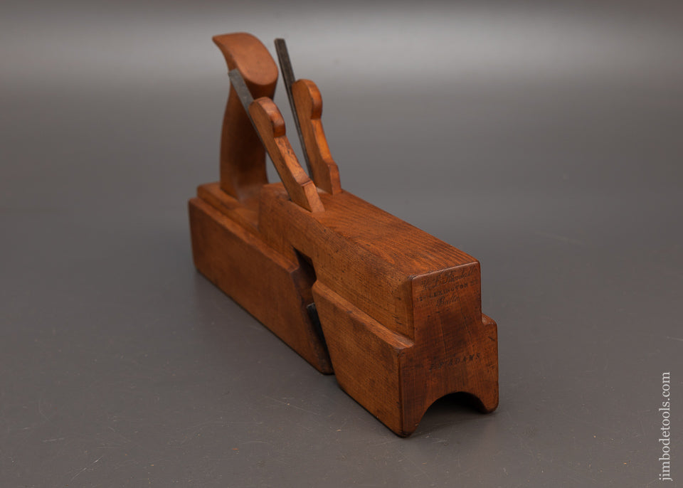 Uncommon-1-3/4-Inch-Double-Iron-Toted-Nosing-Plane-by-H.L.-KENDALL-BALTO-118637