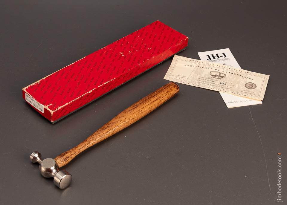 BRIDGE-CITY-TOOL-WORKS-JH-1H-Joint-Maker’s-Hammer-Mint-in-Box-118639