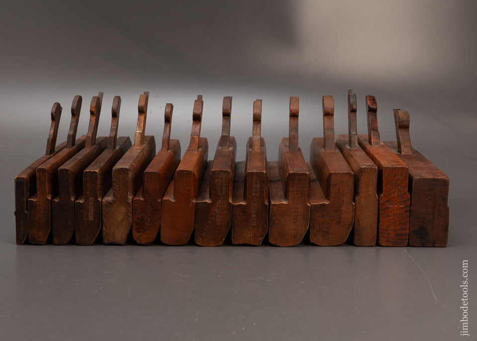 Rare-2-STAR-**-Set-of-14-Moulding-Planes-by-KENDALL-BALTIMORE-118663