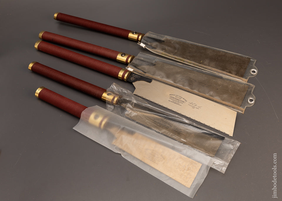 Very-Rare-Limited-Edition-Set-of-5-BRIDGE-CITY-TOOL-WORKS-Japanese-Saws-118665