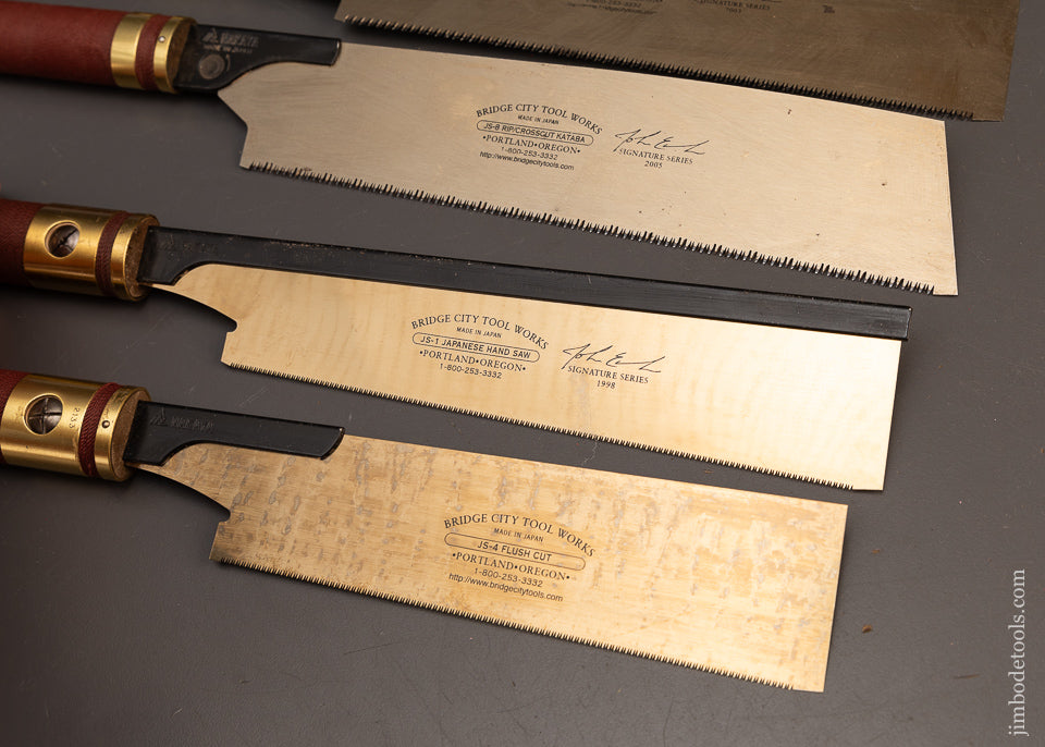Very-Rare-Limited-Edition-Set-of-5-BRIDGE-CITY-TOOL-WORKS-Japanese-Saws-118665