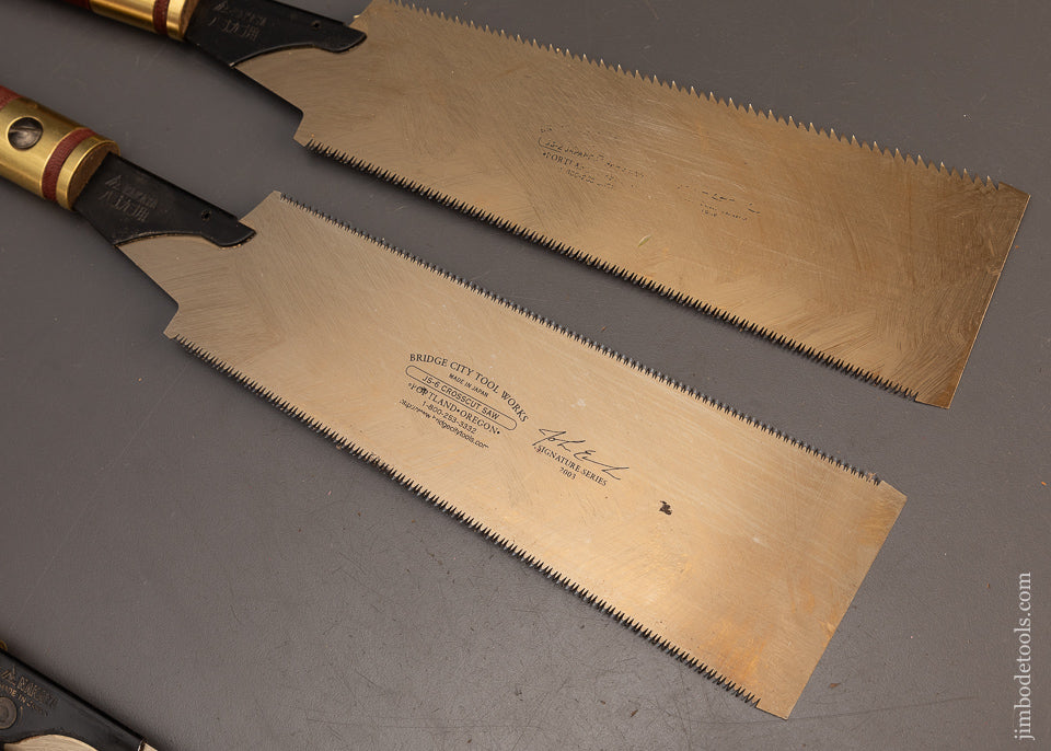 Very-Rare-Limited-Edition-Set-of-5-BRIDGE-CITY-TOOL-WORKS-Japanese-Saws-118665