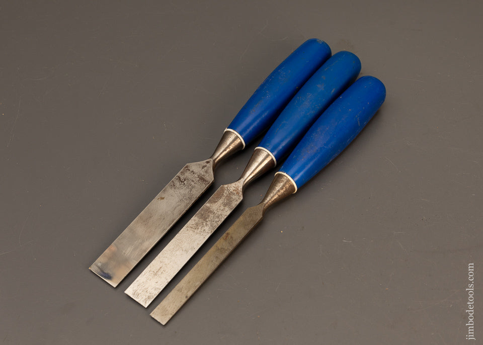 Crisp-Fine-Set-of-3-MARPLES-BLUE-CHIP-Chisels-118680