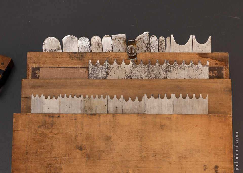 Extremely-Rare-SPECIAL-Cutter-Set-for-STANLEY-No.-45-Combination-Plow-Plane-118685