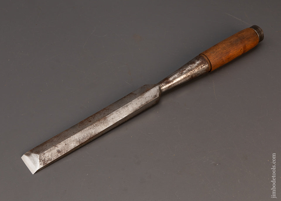 Fine JAMES SWAN Bevel Back Heavy Framing Chisel 1 1/4 x 16 1/4 Inch - 118691