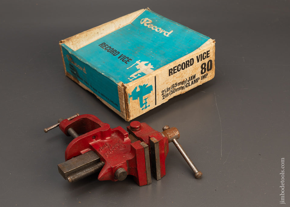 Near-Mint-in-Box-RECORD-No.-80-IMP-Vise-with-Wire-Bender-118717