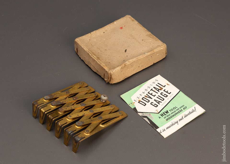 Rare-Patented-Expandable-Dovetail-Gauge-Near-Mint-in-Box-118719