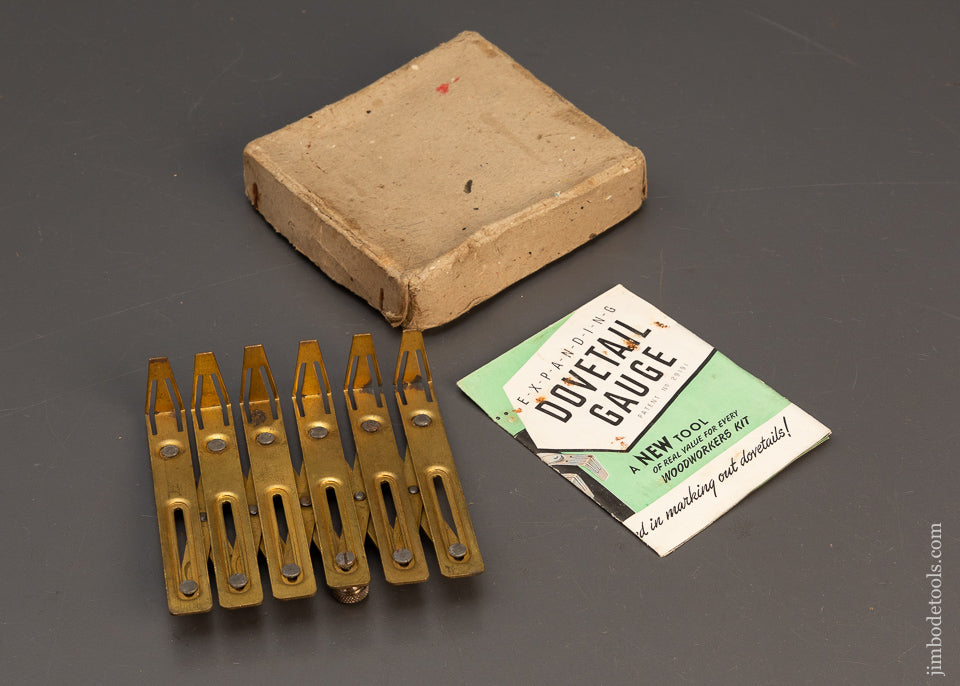 Rare-Patented-Expandable-Dovetail-Gauge-Near-Mint-in-Box-118719