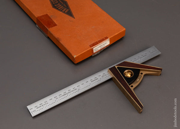BRIDGE-CITY-TOOL-WORKS-CS-12-Combination-Square-Near-Mint-in-Box-118734