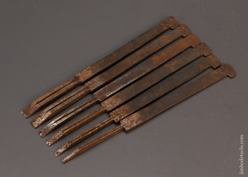 Good-User-Matched-Set-of-6-Plow-Plane-Irons-118756