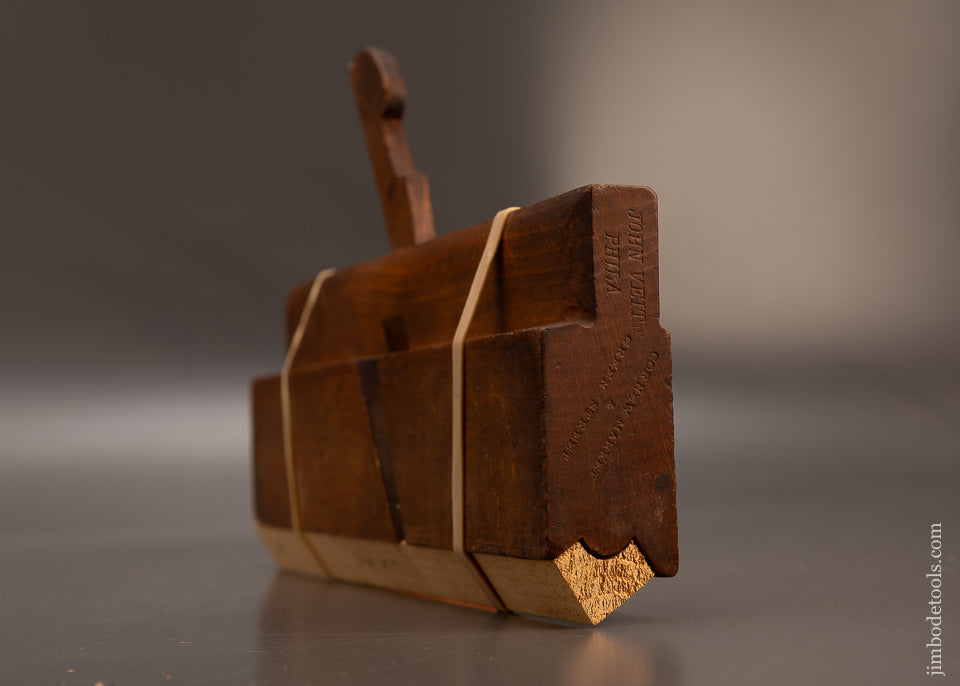 Crisp-&-Fine-JOHN-VEIT-PHILA.-Cove-Moulding-Plane-with-It’s-Product-118801