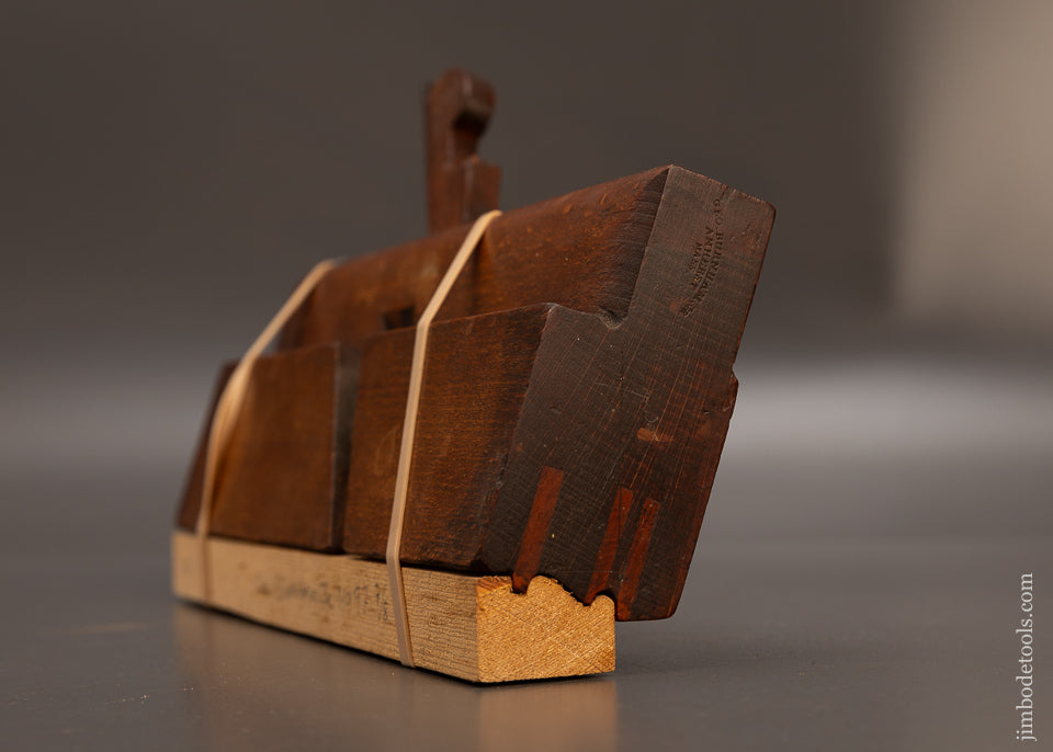 Crisp-&-Fine-GEO.-BURNHAM-JR.-Amherst,-MASS.-Crisp-Complex-Moulding-Plane-with-It’s-Product-118816