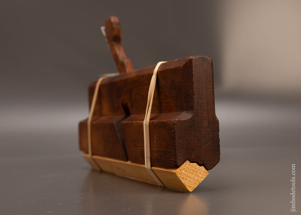 10-Inch-18th-Century-Ovoloe-Moulding-Plane-by-Wm.-MARTIN:PHILA-with-It’s-Product-Good+-118817