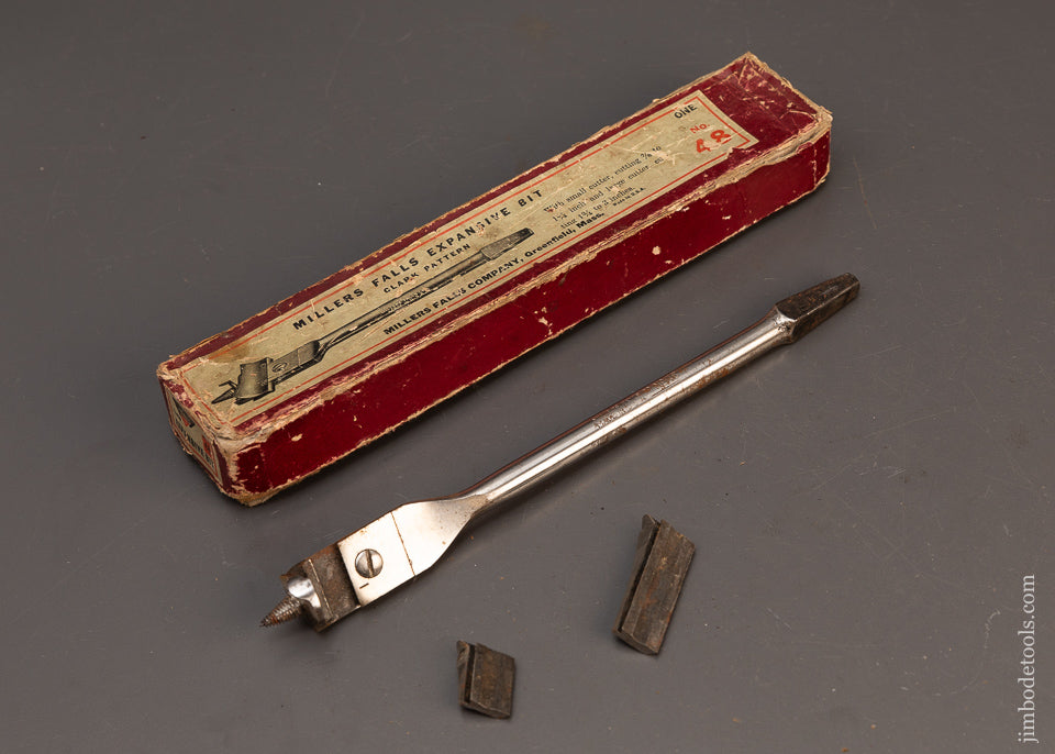 MILLERS-FALLS-No.-48-Expansive-Bit-Near-Mint-in-Box-118827