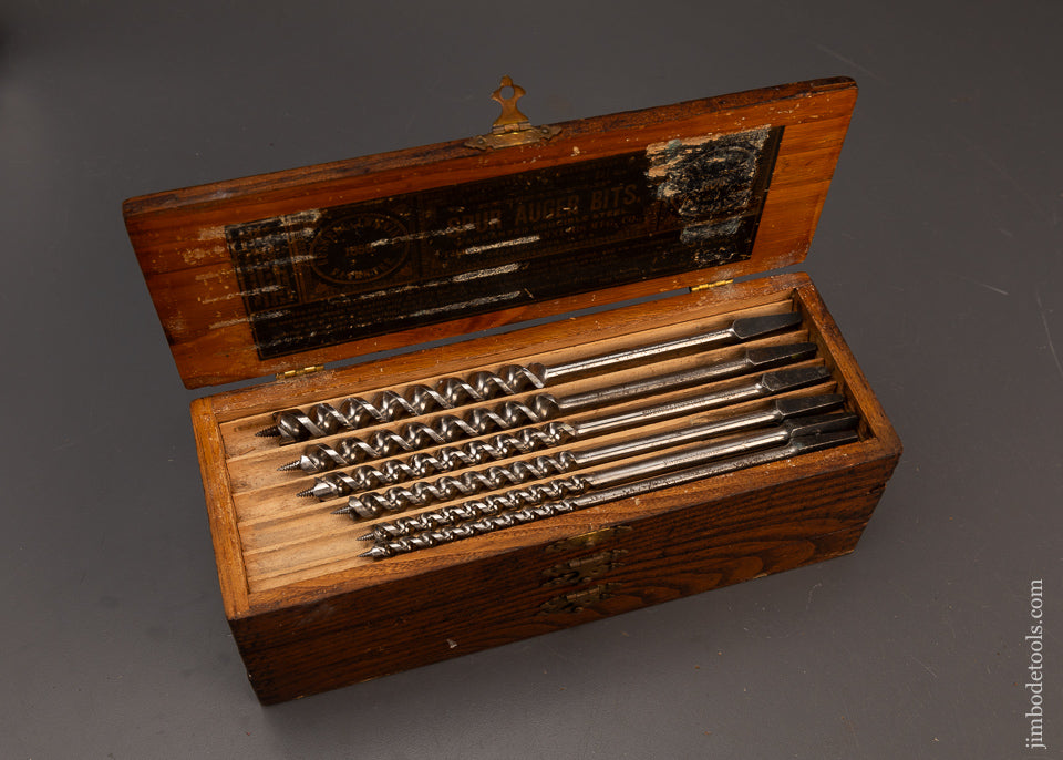 Extra-Fine-Set-of-RUSSELL-JENNINGS-Bits-in-3-Tier-Box-118829