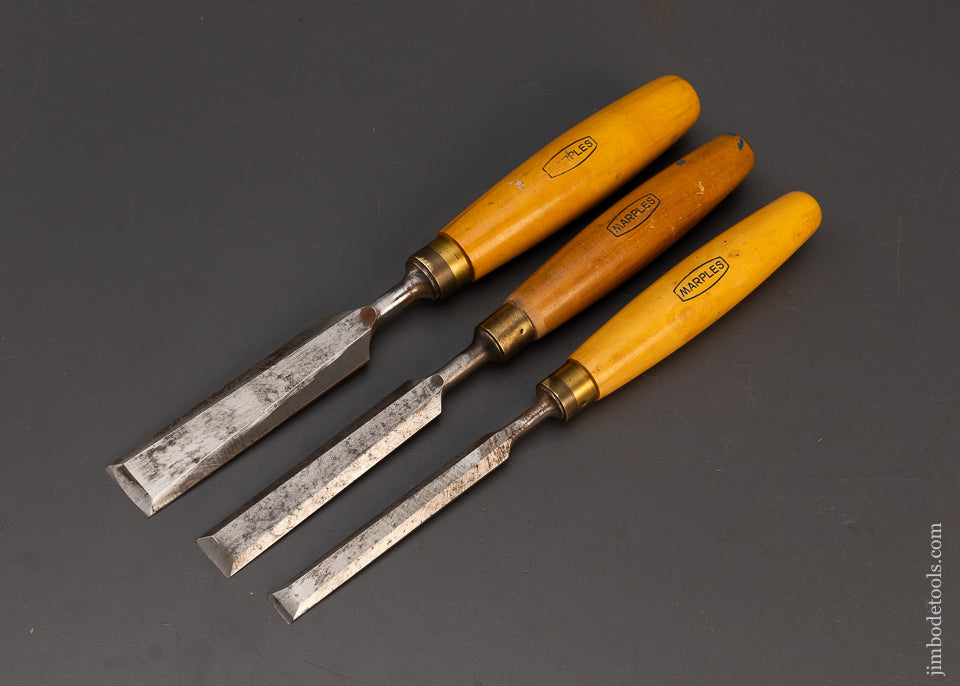 Fine-Set-of-3-MARPLES-Boxwood-Handled-Bevel-Edge-Chisels-118832
